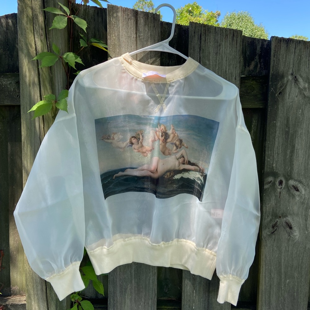 Selkie The Birth of Venus Ghosted Sweater
